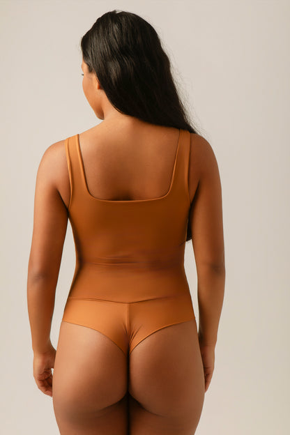Body Feminino Decote Quadrado Microfibra Tiete