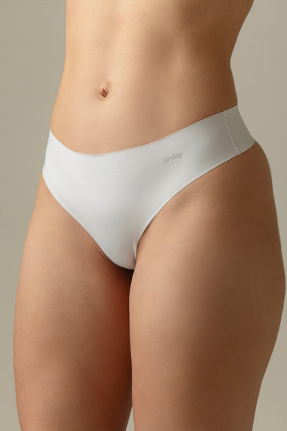 Calcinha Fio Dental Sem Costura Aparente Branco